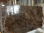 Donkere Bruine Natuursteenplakken 2.71g/Bulkdichtheid 95 van Cm3 omhoog Opgepoetste Graad