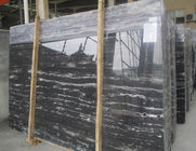 Portoro Zwarte Marmeren Plak, Stevige Oppervlakte Marmeren Bladen voor Muren/Vloer