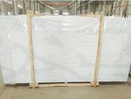 QS 5131 Standaard Witte Countertops van de Kwartsbadkamers Concrete Witte Kleur