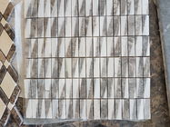 Moderne Marmeren Tegel van de Mozaïekmuur, 300 X 298mm het Mozaïektegel van het Bladnatuursteen