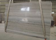 Witte Houten Countertops 2cm van de Ader Grijze Marmeren Steen Dikte Grote Plak
