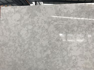 Marmer zoals Countertop van Bianco Carrara van de Adertechniek, Hard Wit Kwarts Worktop