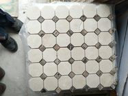 Witte marmeren hexagon mosic tegel 10mm Dikte voor Badkamers/Keuken
