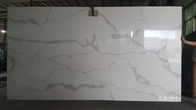 Witte Countertops van de Kwarts Stevige Steen voor Keuken de Bulkdichtheid van 2,5 G/van Cm3