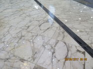 De mooie Witte Tegel van de Kleuren Natuurlijke Marmeren Vloer de Grote Plak van 1,8 Cm Dikte