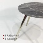 Woonkamer om het Dineren Countertops van de Tafelbladen Marmeren Steen met Metaalbasis