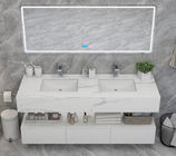 Bianco Carrara Engineering Stone Bathroom-Ijdelheidscountertops